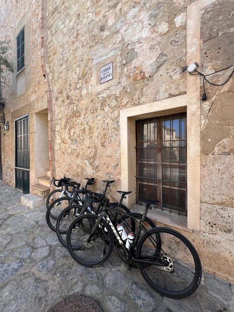 Cycling near beach