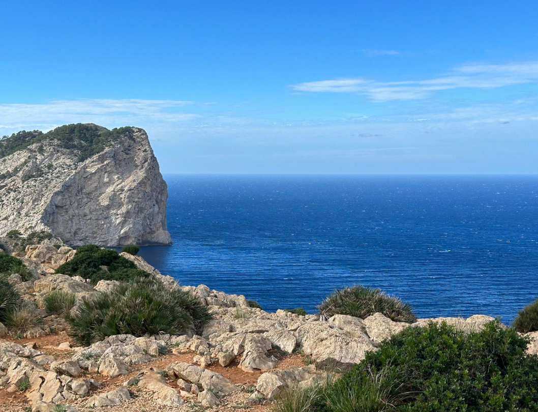 Coastal road through the Serra de Tramuntana, Mallorca