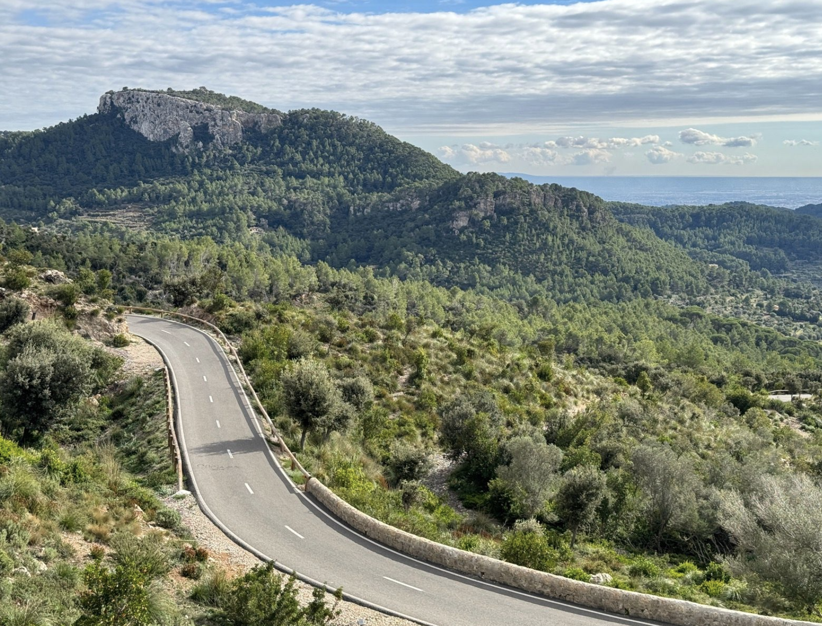 Viewpoint on the Coll d'en Claret above Esporles, Mallorca