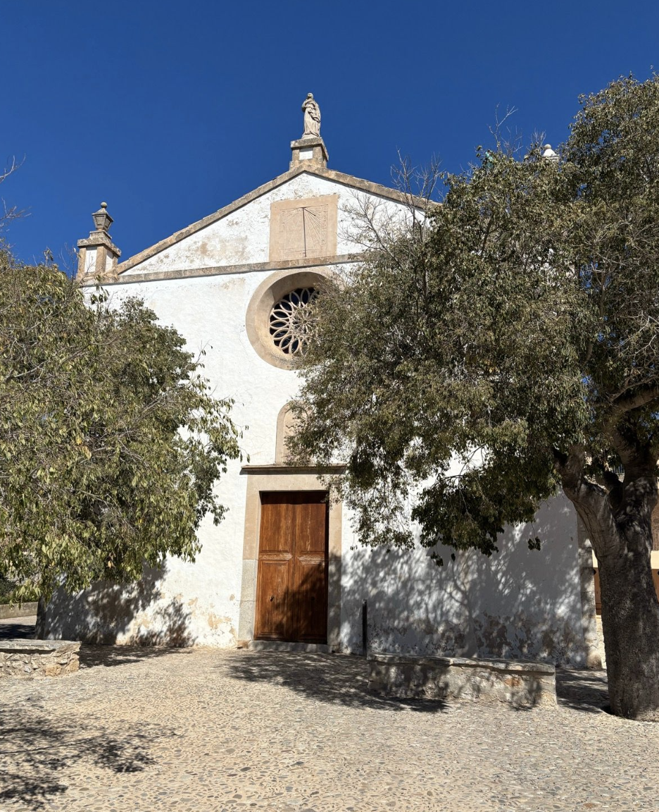The village church at Galilea, above Palma in the southern Serra de Tramuntana