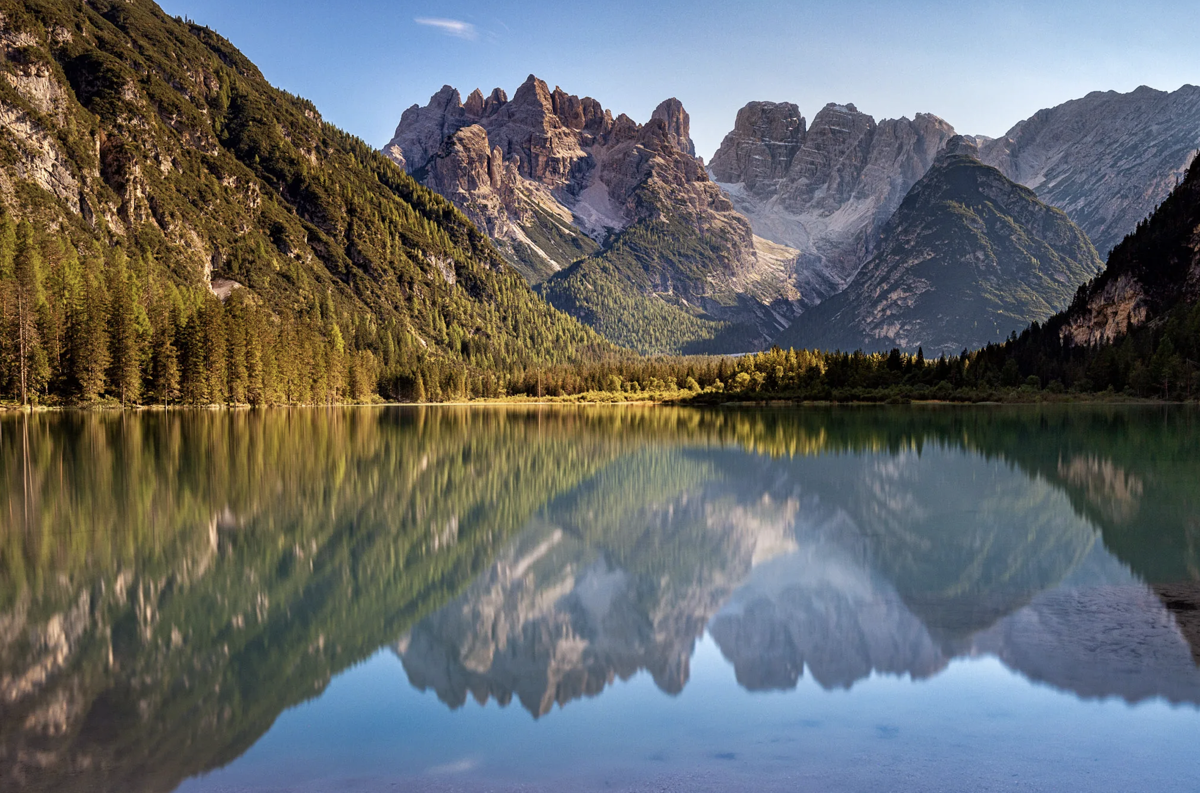 The gravel day to Lago di Landro in the Dolomites